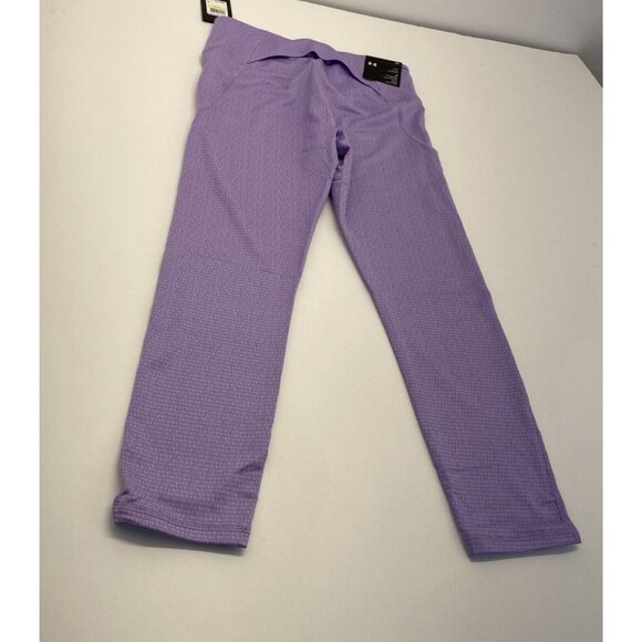 Under Armour Women Reflect Ankle Leggings High Waisted Waistband Size M Purple - Picture 12 of 13